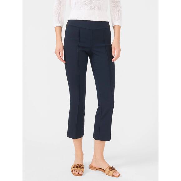 J. McLaughlin Winter Navy Ivy Cropped Pants sz 14 - Picture 1 of 6